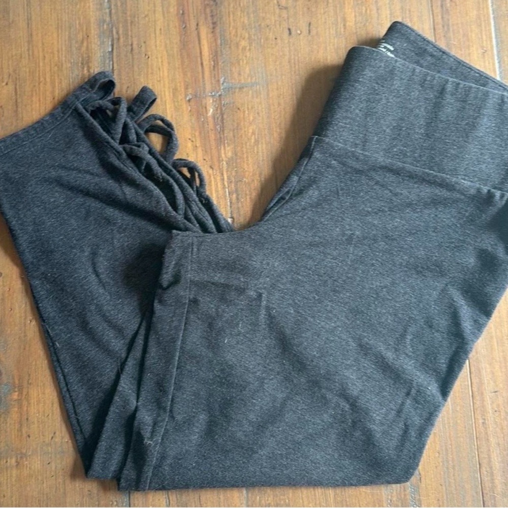 Victoria's Secret Dark Gray Capris with Side Tie Detail